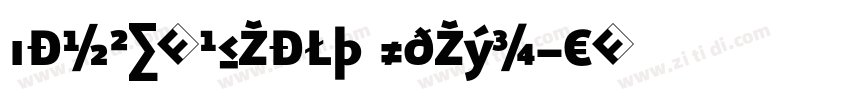 SansExpBlack Oblique字体转换